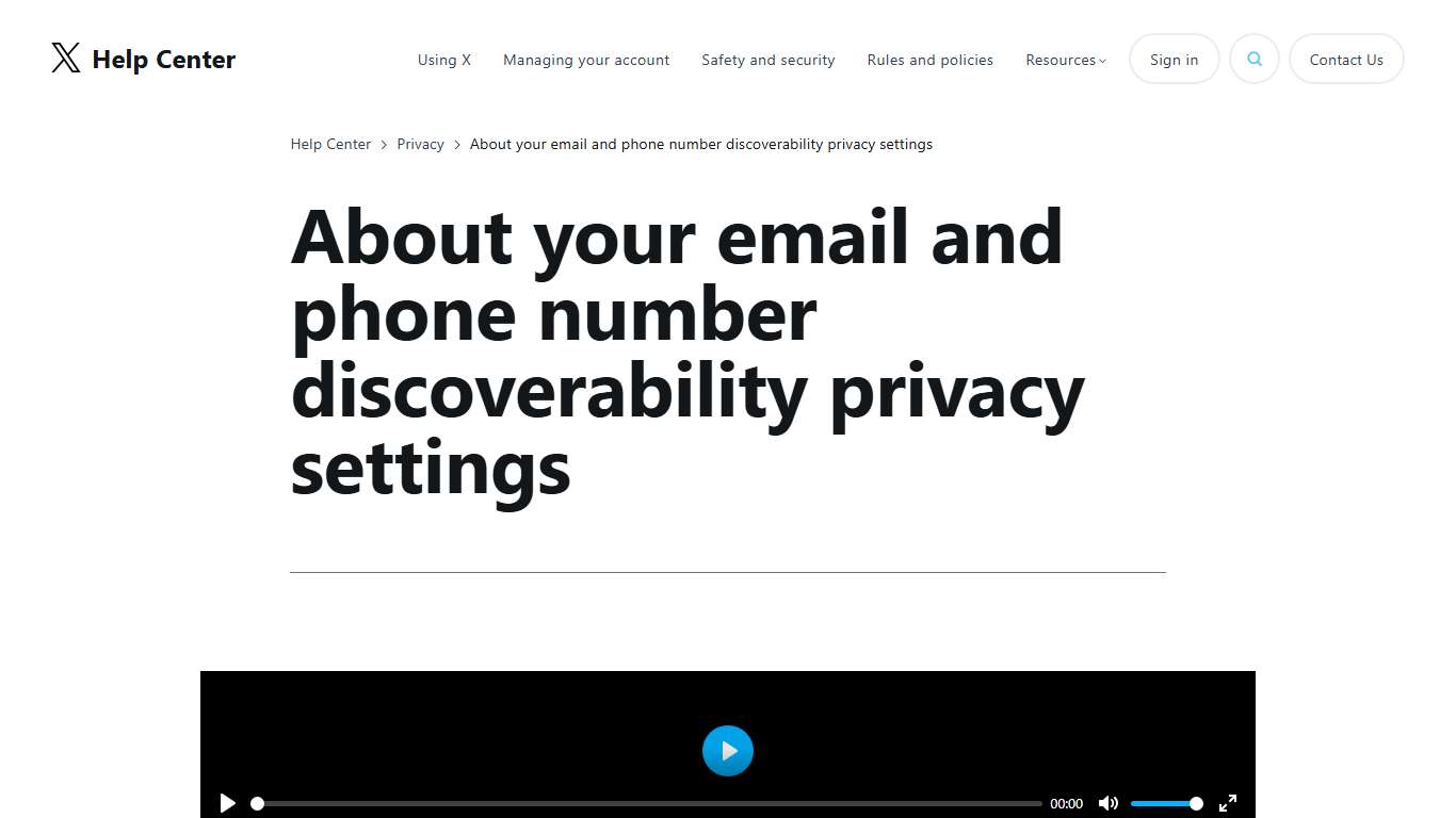 Control how others can find you on X | X Help